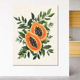 Tropical Papaya - NicheCanvas