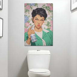 Bathroom Spray Cleaning Queen - NicheCanvas