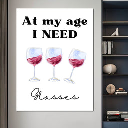 Aged To Perfection Wine Joke Poster - NicheCanvas