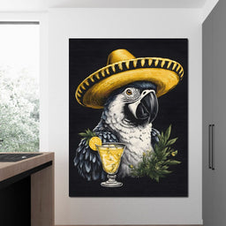 Parrot Fiesta - NicheCanvas