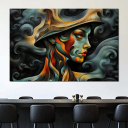 The Swirl of Thought - TooplesArt - NicheCanvas
