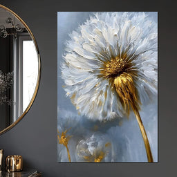 Gilded Dandelion - NicheCanvas