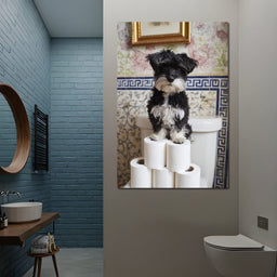 Puppy King of Soft Thrones - NicheCanvas