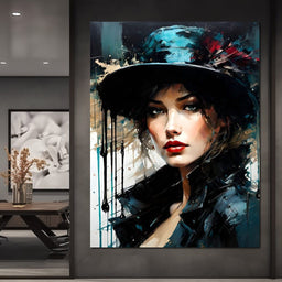 Female Portrait 0055 - Vizahn Burger - NicheCanvas