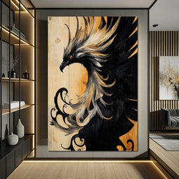 Phoenix of the Golden Dawn - NicheCanvas