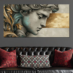 Golden Reverie in Stone - Wildrose Creations - NicheCanvas