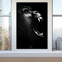 Primal Roar Silence Echoes - NicheCanvas