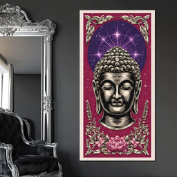 Celestial Lotus Buddha Calm - NicheCanvas