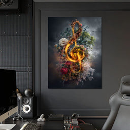 Inferno Bouquet Crescendo - NicheCanvas