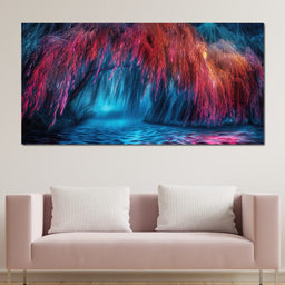Neon Cascade - TooplesArt - NicheCanvas
