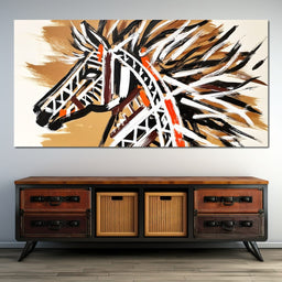 Wild Essence Untamed Brushstrokes - Alicia Smith - NicheCanvas