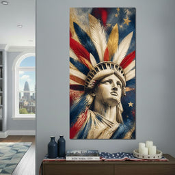 Sovereign Plume of Liberty - NicheCanvas