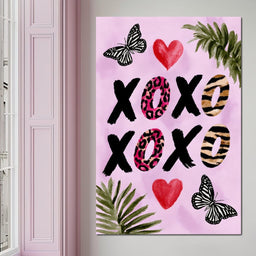 Wild Safari Love XOXO Paradise - NicheCanvas