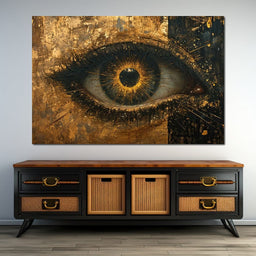  Golden Glimpse Into the Soul B - NicheCanvas