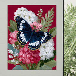 Midnight Butterfly Garden Bouquet - NicheCanvas