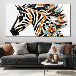 Zebra Mirage Awaits Discovery - Alicia Smith - NicheCanvas