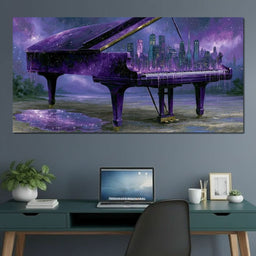 Melodies Melting Into The Night Sky - NicheCanvas