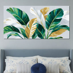 Gold Leaf Botanical Palmdream - NicheCanvas