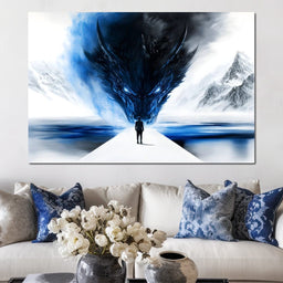 Dragon of Frigid Mountains - NicheCanvas