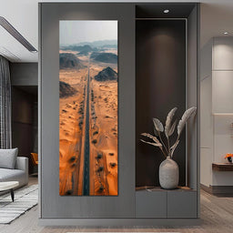 Desert Highway Serenity - NicheCanvas