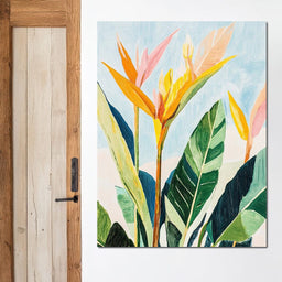 Tropical Flora Dance - NicheCanvas