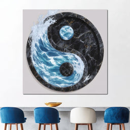 Harmony of Water and Stone - NicheCanvas