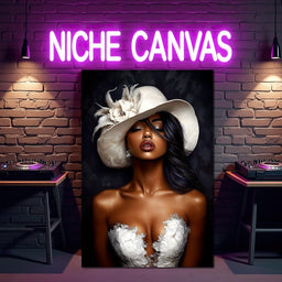 Elegance in Ivory Dreams - NicheCanvas