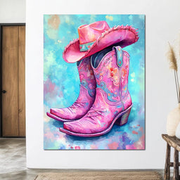 Radiant Cowgirl Boots Hat - NicheCanvas