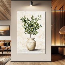 Olive Tree Harmony - NicheCanvas