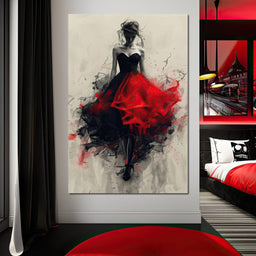 Flame of the Midnight Dance - NicheCanvas