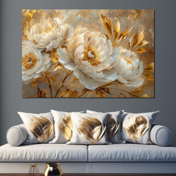 Golden Petal Harmony - NicheCanvas