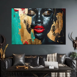 Golden Silence Shattered - NicheCanvas