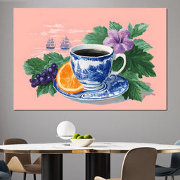 Fresh Morning Brew & Fruits - NicheCanvas
