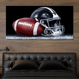 Gridiron Glory Under Night Lights - NicheCanvas