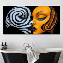 A Hypnotic Kiss - TooplesArt - NicheCanvas