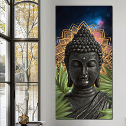 Tranquil Buddha Nightfall - NicheCanvas