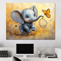 Innocence on a Golden Breeze - TooplesArt - NicheCanvas
