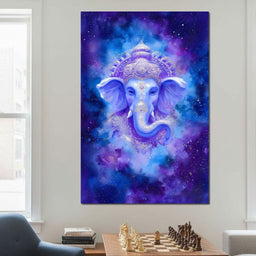 Celestial Ganesha Starlight - NicheCanvas