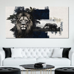 Wild Majesty Safari Dreamscape - NicheCanvas