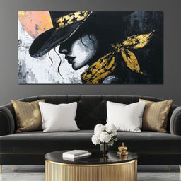 Golden Cowgirl - NicheCanvas