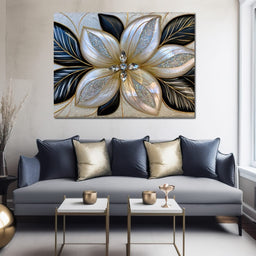 Pearl Petal Diadem - TooplesArt - NicheCanvas