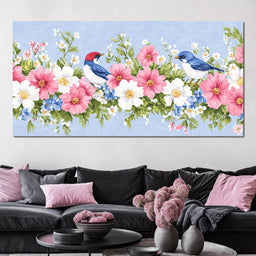 Delicate Harmony of Blossoms - NicheCanvas