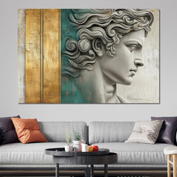 Golden Revelation of Parthenon - Wildrose Creations - NicheCanvas