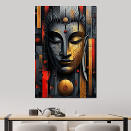 Radiant Geometric Balance - NicheCanvas