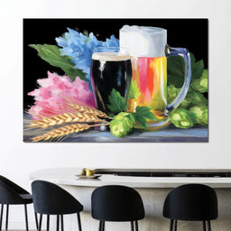 Brew and Blossom Fusion - NicheCanvas