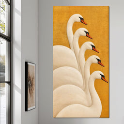 The Swan Assembly - TooplesArt - NicheCanvas