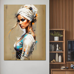 Female Portrait 256 - Johanjjf - NicheCanvas