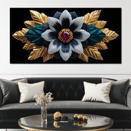 Golden Petal Radiance Jewel - NicheCanvas