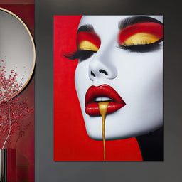 Luxe Lips - TooplesArt - NicheCanvas