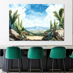 Desert Vista Dreams Alive - NicheCanvas